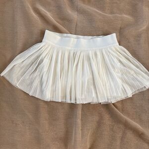 Lululemon Athletica Cream Skater Mini Skirt